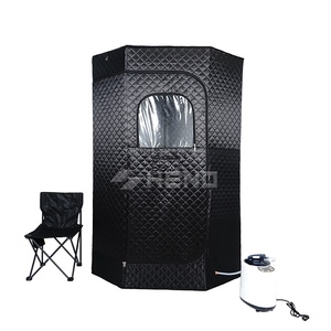 <span class=keywords><strong>Sauna</strong></span> vapeur portable Neokudo OEM, facile à installer, tente de <span class=keywords><strong>sauna</strong></span> intérieure pour spa à domicile, boîte de <span class=keywords><strong>sauna</strong></span> avec générateur de vapeur de 4,2 L et chaise pliante - Product Image 1