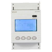 Compteur d'énergie triphasé à six circuits ADF400L-6H avec transformateur de courant externe, données en temps réel RS485 pour la gestion de l'énergie des usines et des bâtiments