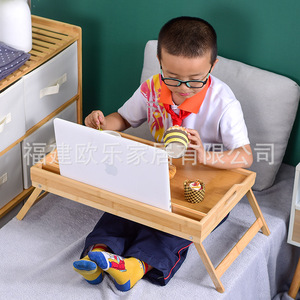 Wholesale of folding bed tables with <b>tablet</b> <b>stands</b>, computer desks, bamboo and wood trays with legs, and export-grade dining - Product Image 2