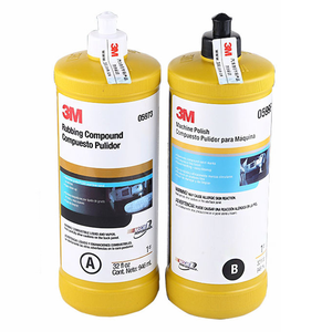 Pulidor de coche blanco certificado <span class=keywords><strong>3M</strong></span> 05973 cera gruesa líquido abrasivo superficie del coche belleza pulido pintura de reparación de cera - Product Image 4