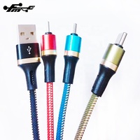 Keychain3 In 1 Kabel Usb untuk Ponsel Tipe C, Kabel Pengisi Daya Usb Android