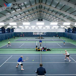 โครงสร้างเหล็กสำเร็จรูปแบบ Clear Span สำหรับสนามกีฬาอเนกประสงค์มาตรฐาน พร้อมอายุการใช้งาน 50 ปี และเคลือบกัลวาไนซ์ สำหรับรีสอร์ท - Product Image 1