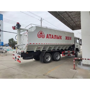 Nuevo Camión de Transporte de Alimentos a Granel Howo Shacman 8x4 Diésel de Fábrica China para Aves de Corral y Ganado con Descarga Rotatoria de 180° - Product Image 5