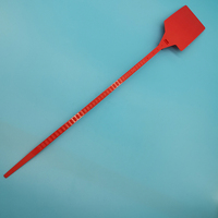 Fábrica al por mayor marca GINO autoblocante sello de seguridad Cable Tie amarillo PP Material código QR Número de serie 205mm/8 "ROHS
