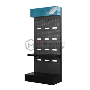 Hochleistungs-Foto-Display-Rack für Garten beschläge Sop-Werkzeuge Besen Metall Display Rack Ständer zum Aufhängen von Gegenständen