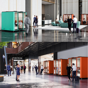 Pod Noise Reduce Private Silence Office Pods Multiple Person Office Meeting Pods Booth Office Meeting Booth Soundproof Pod - Product Image 4