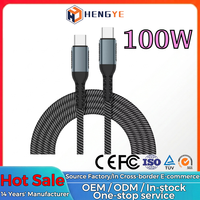 Prix usine 1m 2m Super Rapide Haute Vitesse Téléphone Station Type c Multi Charge 100w Tressé Usb-c Câble