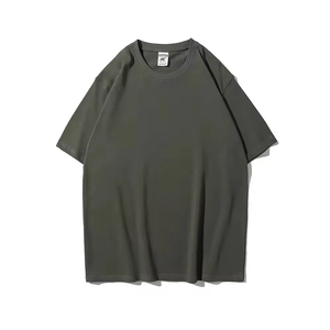 <b>Blank</b> Cotton Street Wear Tshirt Oversized Drop Shoulder T-shirt Custom High Quality Printing Heavy <b>Weight</b> T Shirt for Men - Product Image 5