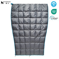 Saco de Dormir de Plumón de Pato Ultraligero Norbhike para Acampar al Aire Libre con Bolsa de Compresión, Certificado RDS, 2 en 1