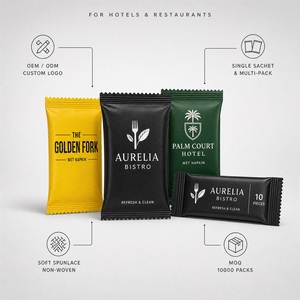 Lingettes miniatures faciles à transporter, lingettes nettoyantes écologiques jetables, sans parfum, lingettes de poche sûres, personnalisables, <span class=keywords><strong>prix</strong></span> d'usine - Product Image 4