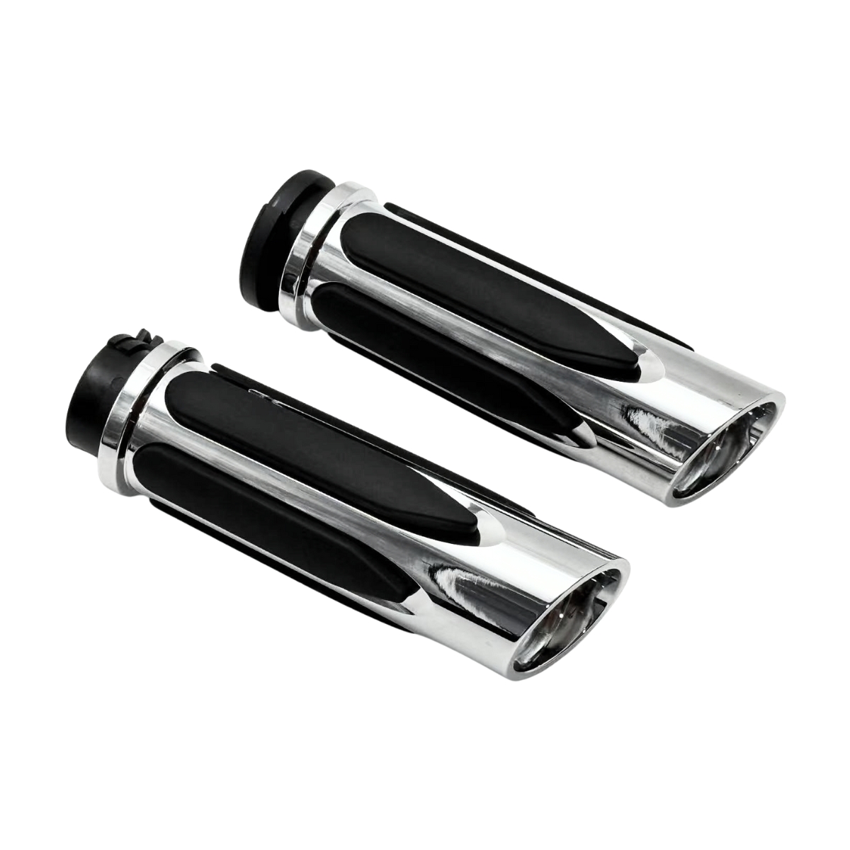 NS 1" 25mm Handle Bar Hand Grips For Harley Touring Sportster XL883 XL1200, VRSC 02-17, XL 96-later, XR 08-13, Dyna 96-17, Black