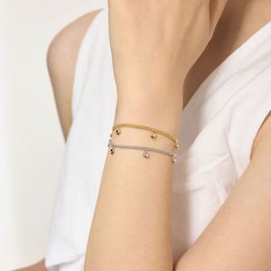 Dylam Fashion - Joyería Fina para Mujer, Pulseras de Plata 925 con Cuentas y Colgante de Círculos Múltiples para Uso Diario y Vestir - Product Image 2