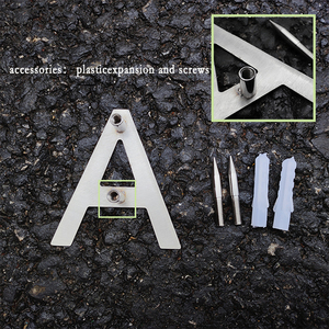 Numéro de porte auto-adhésif en laiton laser, pour construction extérieure moderne, 3 pouces, plaque d'adresse en métal, numéro de <span class=keywords><strong>maison</strong></span> - Product Image 5