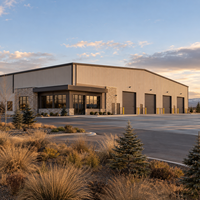 Entrepôt à structure métallique sur mesure, bâtiment d'atelier industriel, charpente métallique préfabriquée à travée libre Q355B USA
