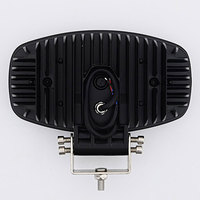 Lampe de travail LED ovale pour camion, phare de conduite haute luminosité, faible consommation, support en U, éclairage auxiliaire