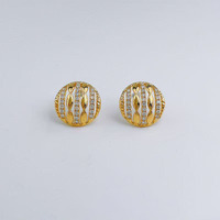 Orecchini in Oro 18K con Diamanti da Laboratorio, Anello alla Moda, Anelli in Moissanite, Anello di Fidanzamento, Anelli Raffinati, Anelli Placcati Oro, Anelli Aperti da Donna