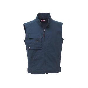 Gilet de travail Wave WestLake Blue en toile de coton stretch EY148WB-L U-POWER-VESTES DE TRAVAIL EAN 8033546382059 - Product Image 2