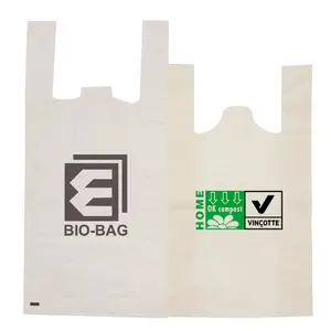 Großhandel Benutzerdefinierte Kompostierbare Beutel Pla Epi Oxo 100% Biologisch Abbaubaren Kunststoff Taschen Hersteller