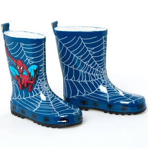 2025 nouveau style bleu dessin animé bottes <span class=keywords><strong>de</strong></span> <span class=keywords><strong>pluie</strong></span> en caoutchouc pour garçons caractéristique imperméable pour la saison d'automne - Product Image 5