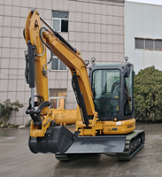 Miniexcavadora XE35U de 3.5 Toneladas, Excavadora Pequeña sobre Orugas para Construcción Urbana, Paisajismo, Tendido de Tuberías, Motor, Bomba, Engranaje, PLC