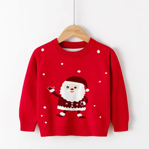Pull de Noël pour fillettes, vêtements d'hiver à manches longues, tenue chaude pour enfants, pulls pour tout-petits - Product Image 2
