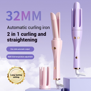 Fer à boucler automatique rotatif 32 mm à ions négatifs pour grandes boucles, lisseur et boucleur électrique pour cheveux - Product Image 2