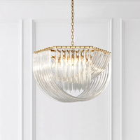 Lustre en verre cristal I-vogue Post Modern Art, LED à angle de faisceau réglable à 360°, garantie de 2 ans pour la maison, le bureau et le salon
