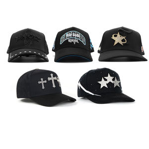 En stock, livraison rapide, casquettes originales en daim personnalisées à 5 panneaux, casquettes Chrome Gorras <span class=keywords><strong>G5</strong></span> Innedit <span class=keywords><strong>G5</strong></span> Beard Hats Box - Product Image 2