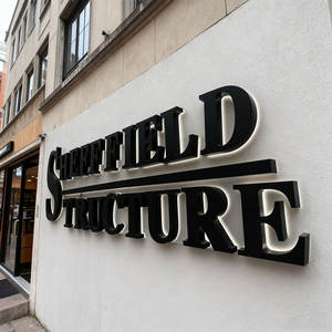 ป้ายไฟ <span class=keywords><strong>LED</strong></span> โลหะ 3 มิติ สำหรับร้านค้าภายนอกอาคาร ป้ายชื่อธุรกิจแบบมีไฟส่องด้านหลัง ป้ายตัวอักษรช่องแสง ป้ายโลโก้สแตนเลสแบบมีไฟ <span class=keywords><strong>LED</strong></span> สำหรับภายนอกอาคาร - Product Image 3