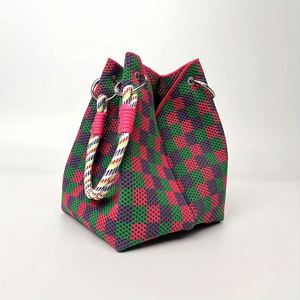 Nouveau design – Sac à main tricoté pour femme, sac tendance personnalisé, grande capacité, sac seau réutilisable avec logos - Product Image 1