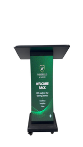 Pantalla LED Portátil y Creativa para Podio, Ideal para Ceremonias Escolares, Graduaciones y Presentaciones Educativas - Product Image 2