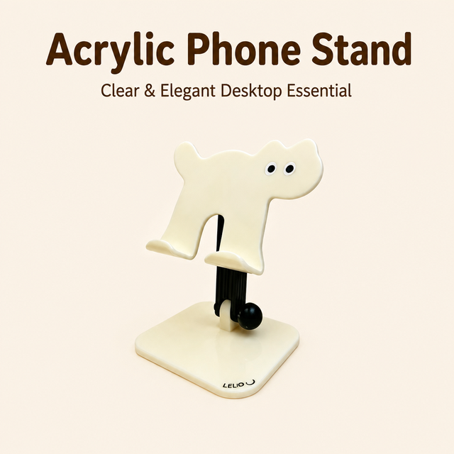 Ready to Ship BigEyed Cat Phone Stand Multi-color Custom Logo Foldable Tablet Stand for Office Desks Gift Wholesale