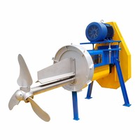 Mélangeur de pulpe à montage latéral haute intensité NHTJ-700 pour la préparation du stock de papier, hélice 380V 5.5-55kW