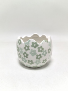 Contenedor de almacenamiento para sala de cocina al por mayor, juego de tarros de cerámica para galletas, cereales, azúcar, harina, té, café, azúcar, lazo, forma de huevo - Product Image 3