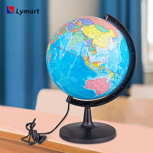 दीपक 1 के साथ नीली प्लास्टिक भौतिक राजनीतिक नेतृत्व वाली प्रकाश दुनिया को दीपक 1:40000000 पैमाने के ब्रैकेट - Product Image 6