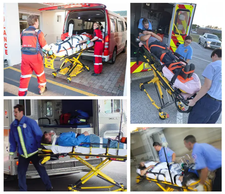Medresq高品質応急処置医療折りたたみ緊急救助カーボンファイバースクープストレッチャー患者移送用