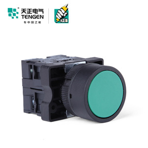 Tengen Lay5 Push <b>Button</b> Switch 1NC Non Illuminated Flat Head 660V Ip40 Protective Mechanical - Product Image 3