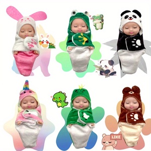 Muñecas <span class=keywords><strong>Reborn</strong></span> realistas <span class=keywords><strong>de</strong></span> estilo recién nacido, trajes intercambiables, muñecas en forma <span class=keywords><strong>de</strong></span> Animal, juego <span class=keywords><strong>de</strong></span> muñecas para dormir <span class=keywords><strong>de</strong></span> 4,7 pulgadas, regalo para niños - Product Image 1