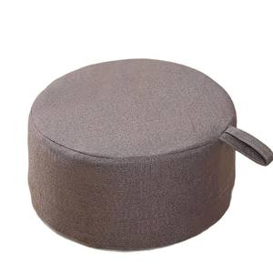 Cojín Redondo para Suelo, 20 cm de Grosor, Material de Lino Suave, Desmontable y Lavable, Decoración para el Hogar, Almohada para Asiento - Product Image 5