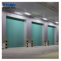 Puerta Enrollable de Acero de Alta Calidad con Control Remoto, Puerta de Seguridad para Fábrica, Puerta Enrollable