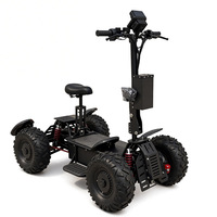 Vélo de montagne électrique tout-terrain 60V avec batterie au lithium, freins à disque, double transmission pour la chasse en extérieur, la patrouille à grande vitesse et la conduite sur la plage