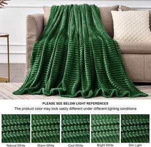 Regalo perfecto, manta de lana gruesa de mezcla de poliéster de tamaño Queen King para amantes, amigos - Product Image 5