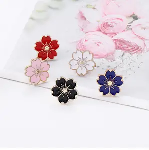Customized metal flower button badge for wedding