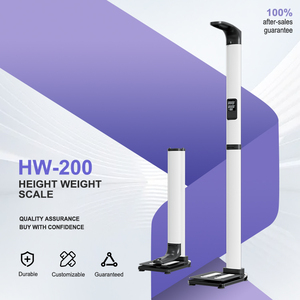 เครื่องชั่งน้ำหนักและวัดส่วนสูงอัลตราโซนิกเกรดทางการแพทย์ HW-200 พร้อมค่าค่าดัชนีมวลกาย (<span class=keywords><strong>BMI</strong></span>) - Product Image 1