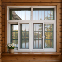 Ventana Corredera de PVC al por Mayor para Uso Exterior en Apartamentos - Diseño Moderno con Aislamiento Térmico, Certificación ISO9001, Directo de Fábrica