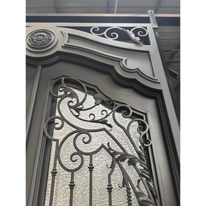 La porte d'entrée en fer forgé conçoit une porte d'entrée moderne Notre produit breveté pour la rupture thermique de la maison - Product Image 4