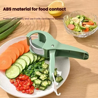 Keukenaccessoires Professionele Keukenhulpmiddelen RVS Groente- en Fruitsnijder Multifunctionele Saladesnijder