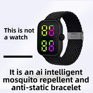 Polsino a prova di zanzara repellente per zanzare intelligente, auto antistatica che elimina la schermatura, misurazione della temperatura Wireless - Product Image 2