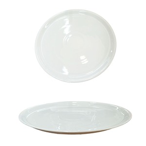 Assiette à pizza en porcelaine DIAM. 33CM BLANC - Product Image 1