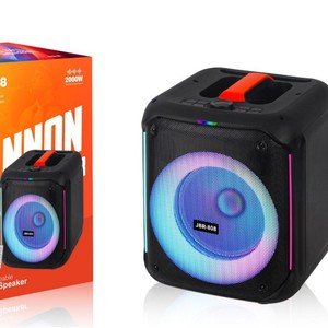 Altavoz Portátil <span class=keywords><strong>JBR</strong></span> Modelo 808 de 8 Pulgadas para Karaoke, con Batería, para Exteriores, con USB, para Cantar - Product Image 3